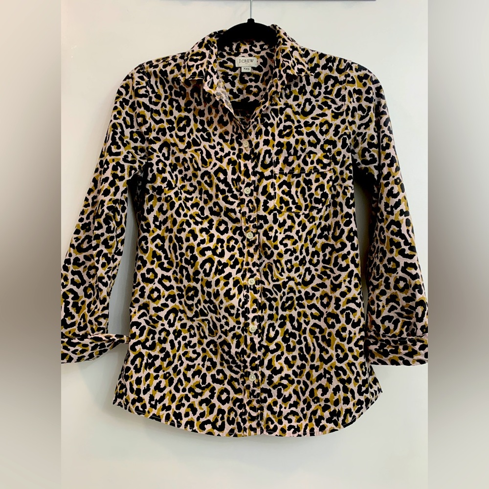 Leopard print blouse